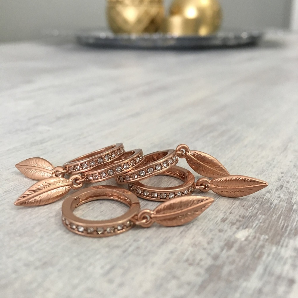 BNIB C+I Jen Atkin rose gold braid clips - unique!